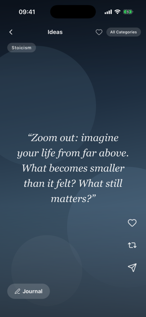 Prompt Reel — a guided journaling prompt